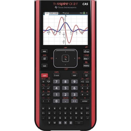 Calculatrice graphique TI-NSpire CX II-T CAS noir