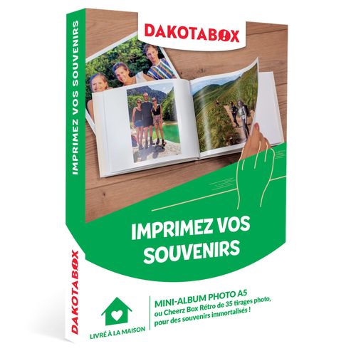 Dakotabox - Imprimez Vos Souvenirs - Coffret Cadeau Multi-Activités