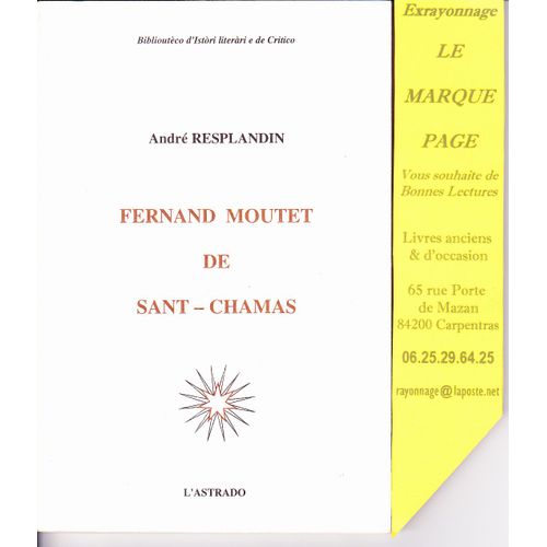 Fernand Moutet De Saint - Chamas