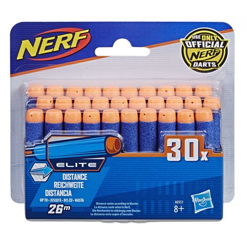 Blasters Nerf Recharge De 30 Fléchettes Elite Nerf Elite Officielles Pour Blasters Nerf N-Strike Elite, Accustrike, Zombie Strike Et Modulus