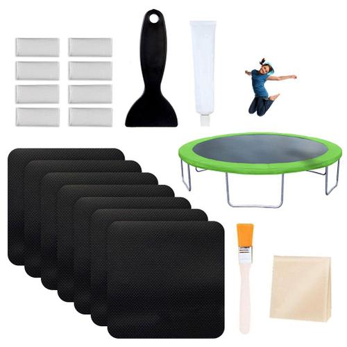 Kit De RéParation De Patch De Trampoline, Colle Sur Patchs, Kit De RéParation éTanche Pour Piscine Gonflable, Tente ExtéRieure