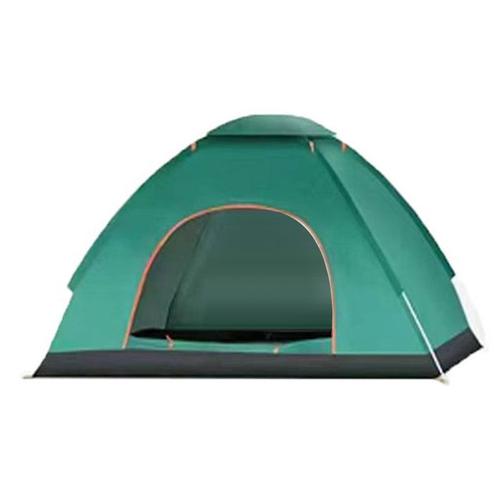 Tente à Configuration Automatique Tente éTanche à La Pluie De Grande Capacité Pour Le Camping En Plein Air Voyageant Vert Foncé 1 à 2 Personnes Porte Simple Sans Lucarne