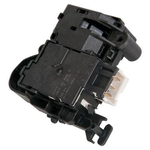 Sécurité de porte Fermeture Verrou Lave-linge (0024000128A 0024000128D HAIER DOMEOS VEDETTE BRANDT CONTINENTAL EDISON QILIVE AMICA THOMSON)
