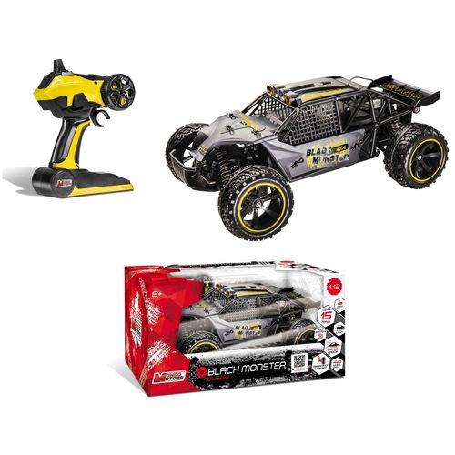 Radio Commande Buggy Black Monster R/C 1:12 (Batterie)-Mondo