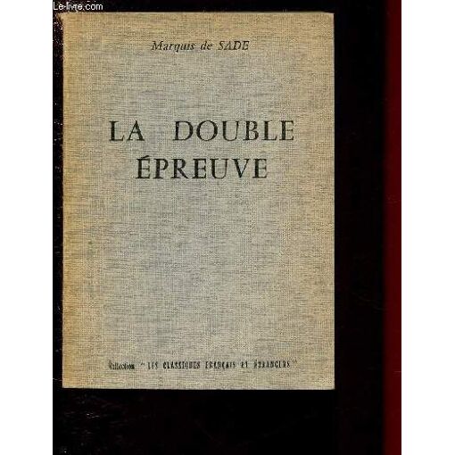 La Double Epreuve / Collection Les Classiques Francais Et Etrangers