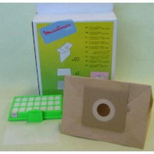 Boite de 10 sacs + 1 filtre hepa - Aspirateur (MT000101 MOULINEX)