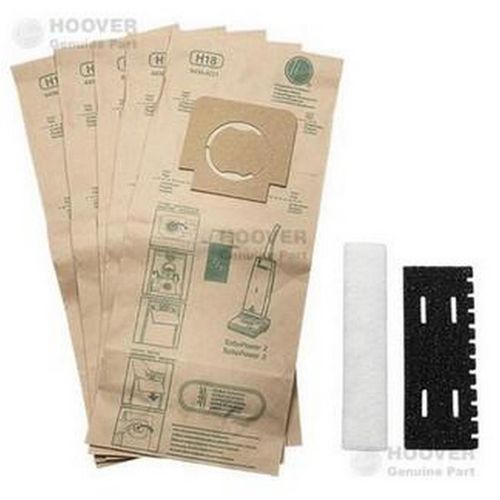Kit 5 sacs + 2 filtres H18 TURBOPOWER (36072-44372) Aspirateur (9173709 HOOVER THOMAS)