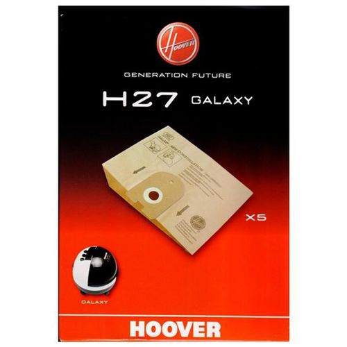 Boite de 5 sacs H27 GALAXY (36091-44468) Aspirateur (09178443 HOOVER)