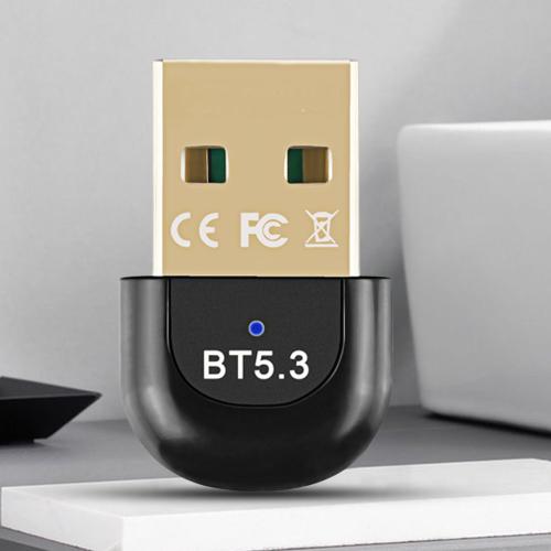 Récepteur USB compatible Bluetooth 5.3 pour ordinateur de bureau, adaptateur, ZJMle, prise en charge du système Windows 7, Windows rigoureux, Windows 10, 11, souris sans fil