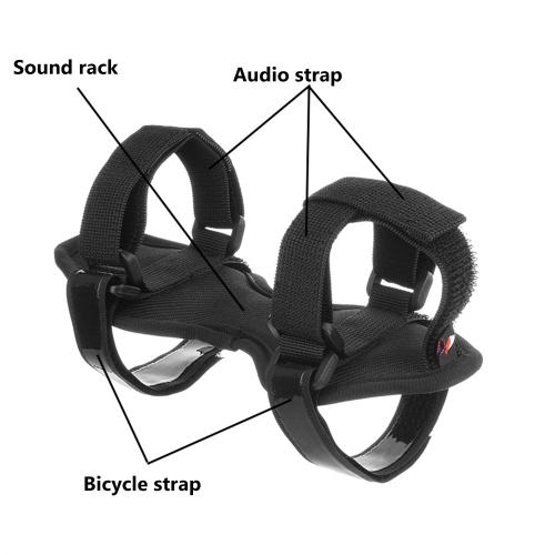 Support De Fixation Pour Tasse À Eau De Vélo De Montagne Sound Box Haut-Parleur En Sergé De Nylon Support De Fixation Antidérapant Pour Haut-Parleurs Bluetooth Jbl 1.5-3.5inc