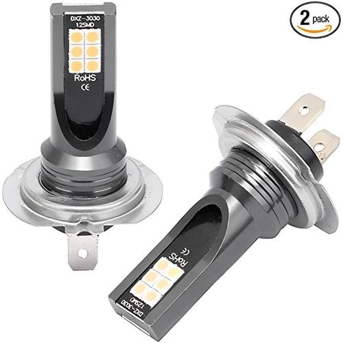 Kit D'ampoules De Sauna À Led H7, Ampoules De Voiture Antibrouillard, Feux De Route Et De Illeur, 12v 80w, Haute Puissance, 6500k, Ampoules De Sauna, 1100lm, 4 Pièces