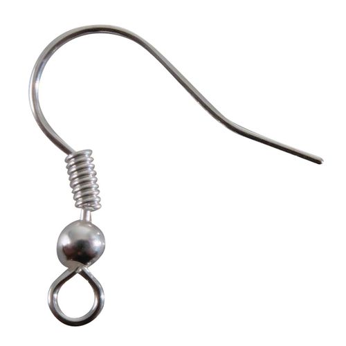 Graine Créative Sachet De 6 Boucles D'oreilles Pendentifs Argentées
