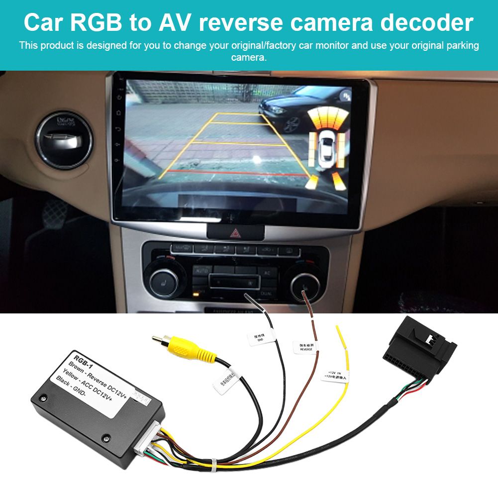 Dcodeur D'cran Petde Camra De Recul Automobile, Vue Arri... - 2