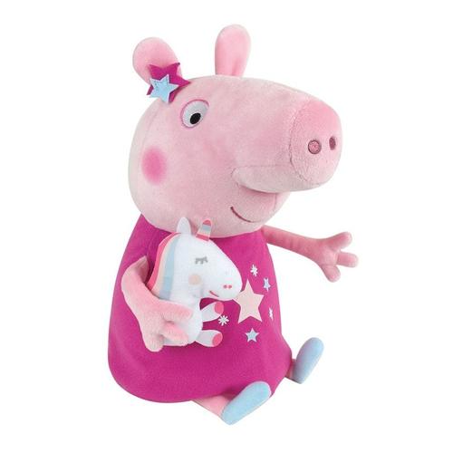 Jemini Peppa Pig - Peluche 30 Cm Avec Licorne