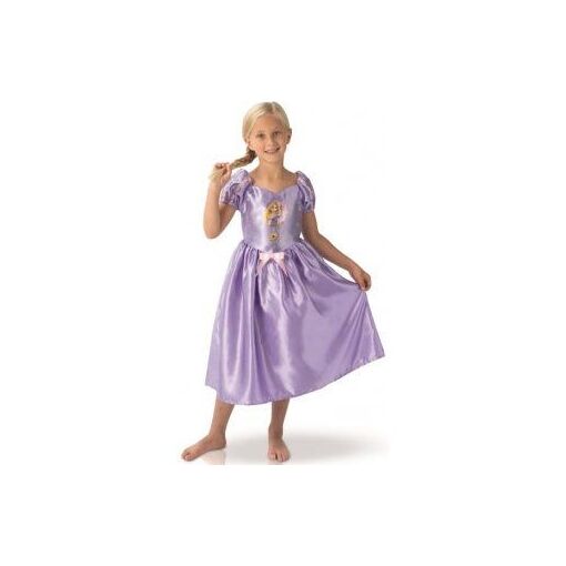 Robe Tulle Avec Accessoires Robe Princesse Raiponce HEYOUTH - Costume Fille Avec 7 Accessoires - Tulle - Pour Anniversaire, Halloween, Noël La Reine Des Neiges