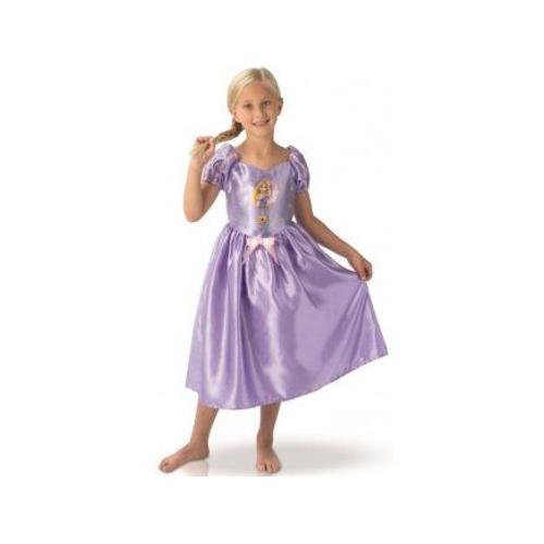 Deguisement Disney Princesse Raiponce Classique Taille 7/8 Ans - Robe Fille Violette - Costume Enfant