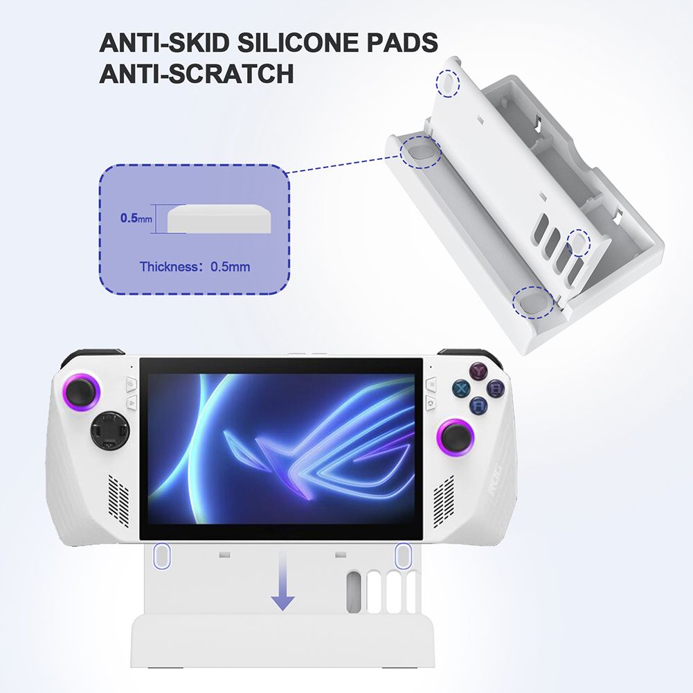 Support De Tlphone Portable En Silicone Pour Asus Rog Ally... - 4
