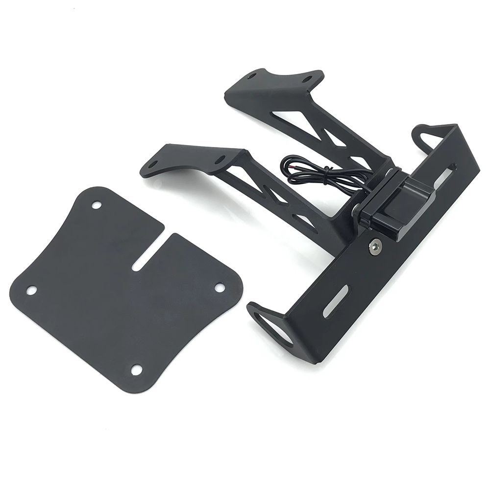 Support De Plaque D'immatriculation De Moto Avec Lumire Led...