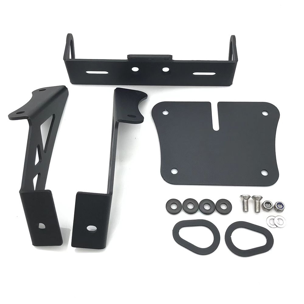 Support De Plaque D'immatriculation De Moto Avec Lumire Led... - 2