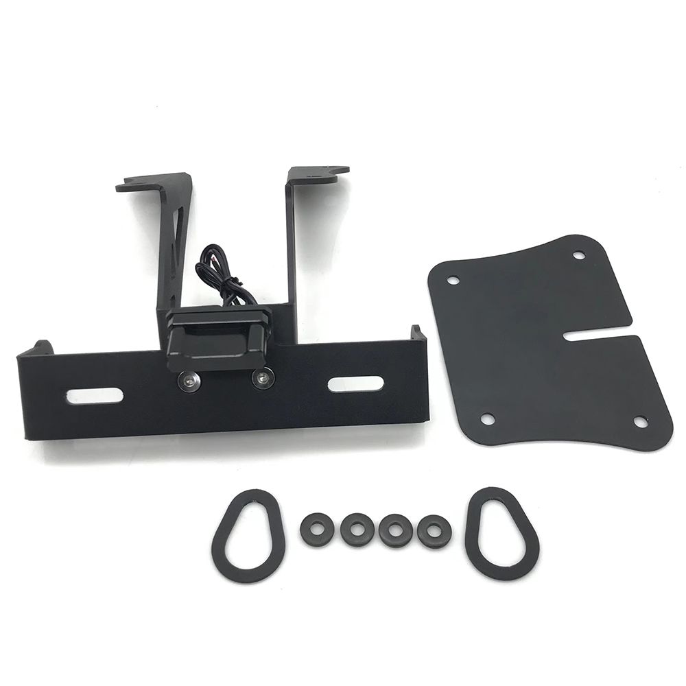 Support De Plaque D'immatriculation De Moto Avec Lumire Led... - 3