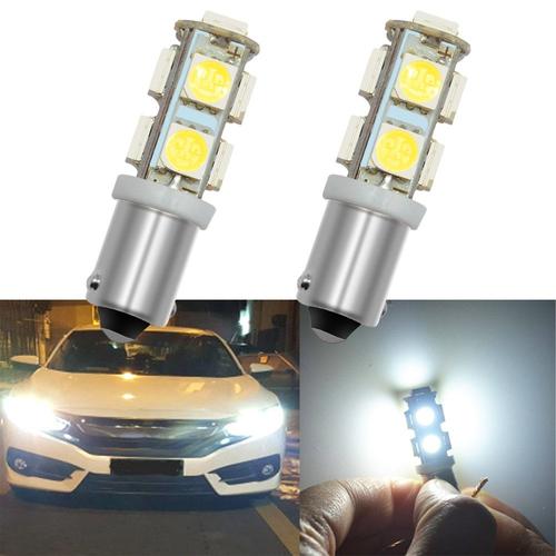 Enquêter De Position Latéral Pour Voiture T11, Ba9s, T4w, 9led, 5050, Blanc, 12v Dc, 2 Pièces, Ampoule De Porte, Coffre, Feux De Freinage Arrière