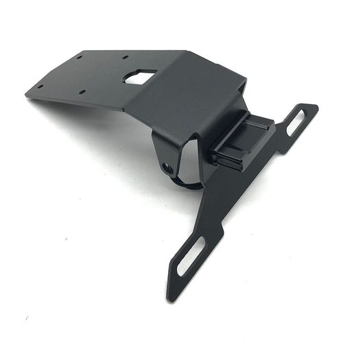 Support De Plaque De Planificateur De Moto Avec Lumière Led, Queue Bien Rangée, Accessoires Pour Kawasaki H2 Sx Se 2018 2019 2020