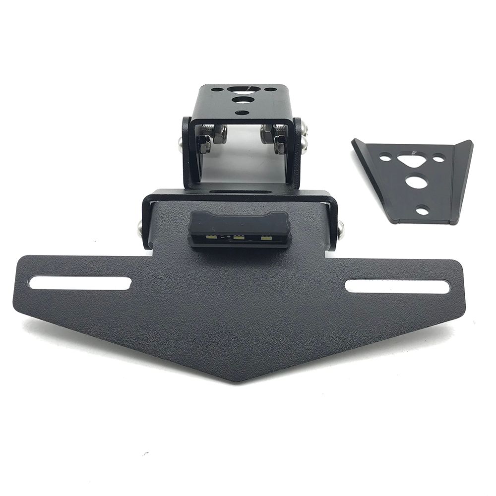 Support De Plaque D'immatriculation De Moto Avec Lumire Led... - 3