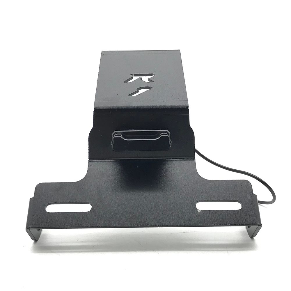 Support De Plaque D'immatriculation De Moto Avec Lumire Led... - 3