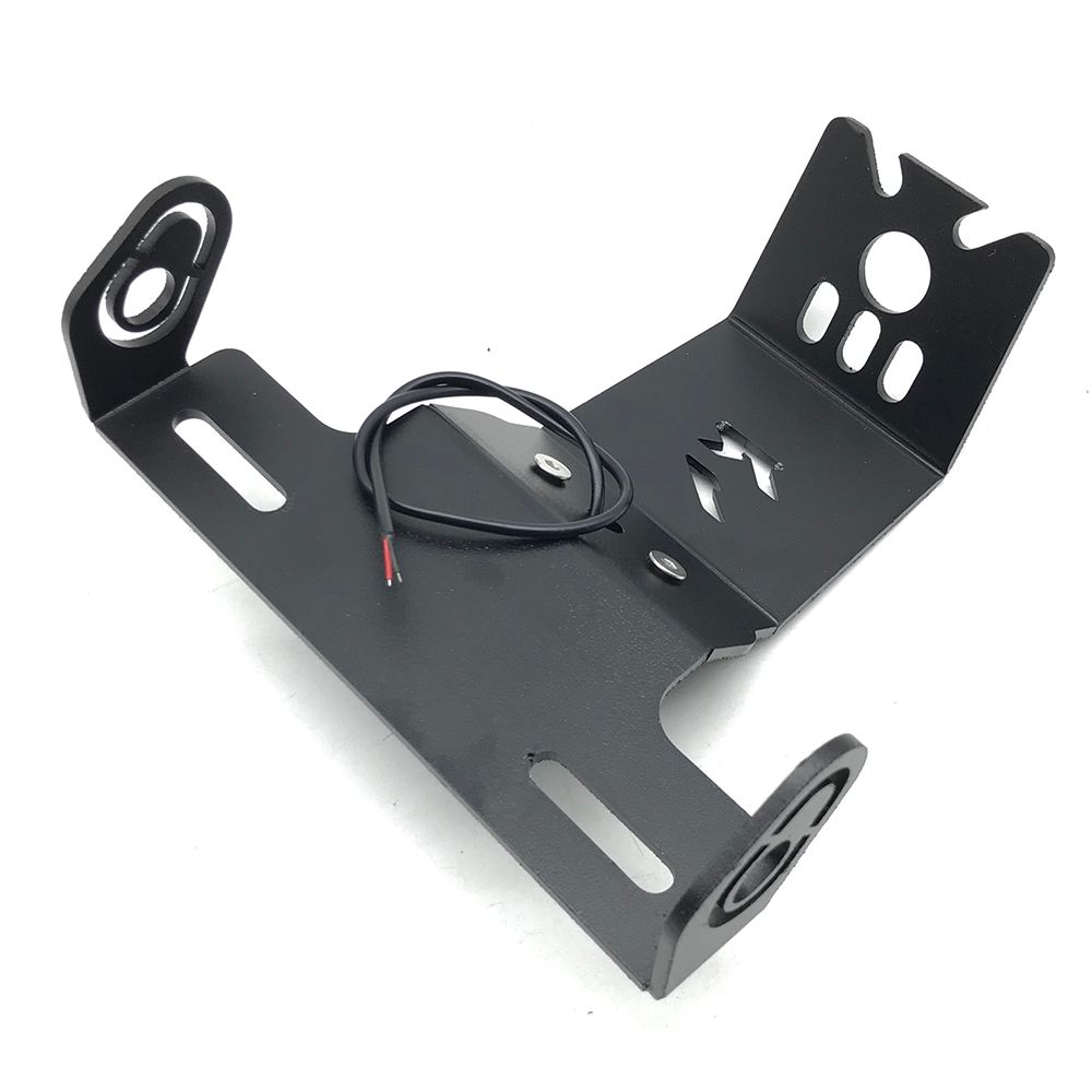 Support De Plaque D'immatriculation De Moto Avec Lumire Led... - 4
