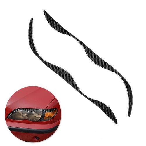 Couvercle De Voiture En Fibre De Carbone Pour Lumière De Sauna Avant, Couvercle Eye Eye Eye Eye, Garniture De Couverture, Bmw Série 3 E46 1998 1999 2000 2001 2002 2003 2004 2005