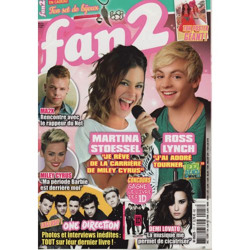 Fan 2 / 09-2013 N°117 : Miley Cyrus (2p) - One Direction (4p) - Christophe Maé (2p) - Olympe (1,5p)