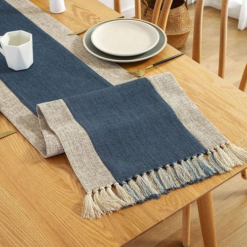 Chemin de Table en toile de jute, pour dîner, mariage, salon, fête, décoration de maison