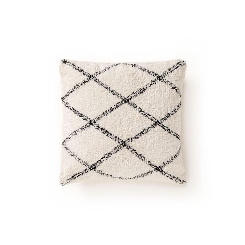Housse De Coussin Naomi Crème 45x45 Cm - Tapis Style Berbère