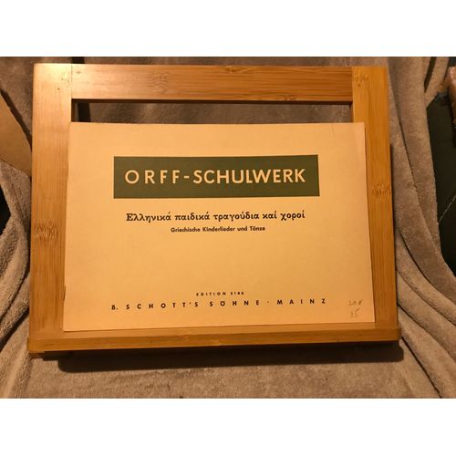 Orff Schulwerk Danses Et Chansons Grecques Grichisches Kinderlieder Und Tänze Partition Éditions Schott 5146