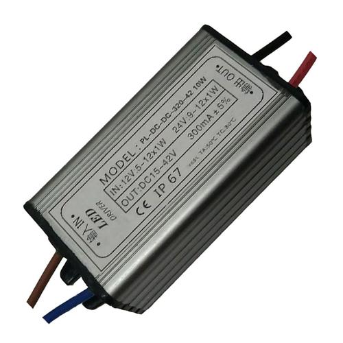 Pilote Led Gris Ac / Dc12-24v 1w 300ma, Courant Constant, Intensité Variable