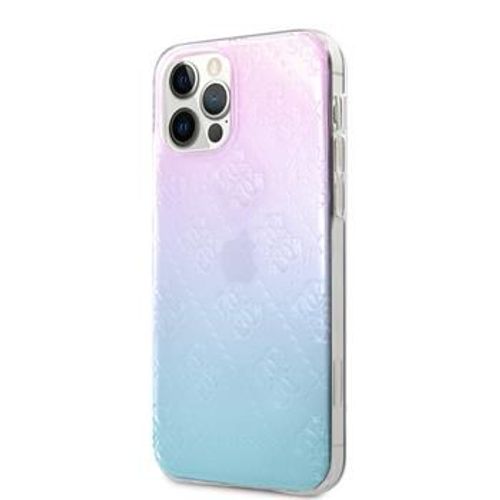 Coque Guess 3d Raised Pour Iphone 12 Bleu