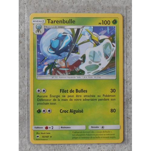 Carte Pokémon - Tarenbulle - 15/147 - Ombres Ardentes