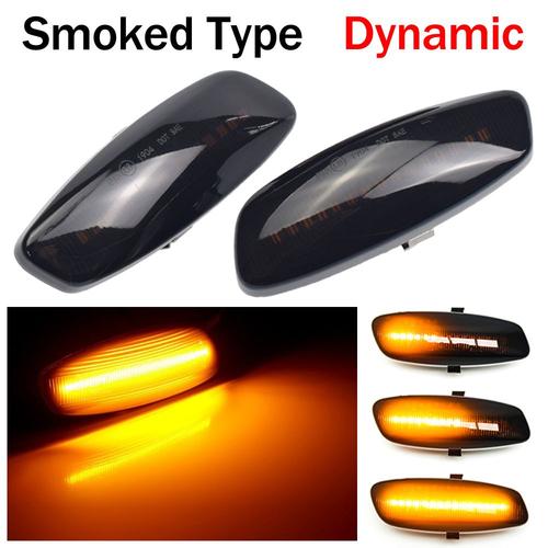 2 Pièces De Feux De Position Latéraux Dynamiques À Led, Clignotant Pour Citroen C3 C4 C5 Ds3 Ds4 Pour Peugeot 207 308 3008 5008 Rcz