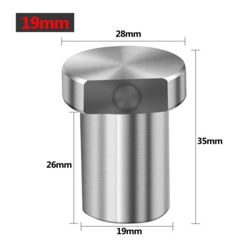 Chevilles d'arrêt de frein d'établi en acier inoxydable, pince 19/20mm, pour chiens, bloc de limite de Table, outils d'atelier, planche d'arrêt de planification