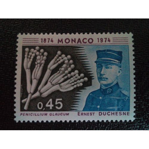 Timbre Monaco Yt 961 Ernest Duchesne (1874-1912). Penicilluim Glaucum 1974 ( 021104 )