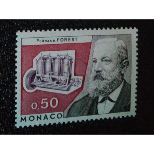 Timbre Monaco Yt 962 Forêt Fernand (1851-1914) 1974 ( 021104 )