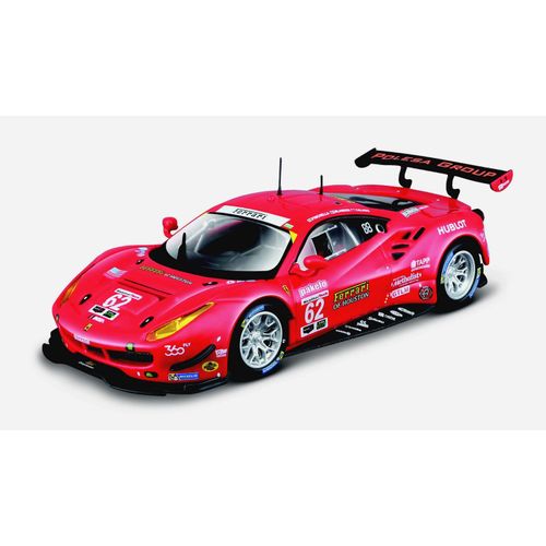 Véhicules Miniatures Die Cast 1/43 Ferrari Racing 488 Gte 2017 - Rouge