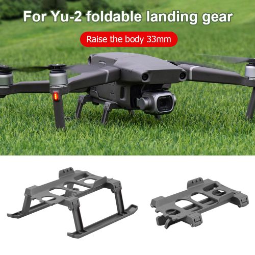 Train D'atterrissage Pliable Portable, Protection D'extension Accrue, Accessoires De Drone Pour Dji Mavic 2 Zoom/Pro Jambes Allongées-Générique