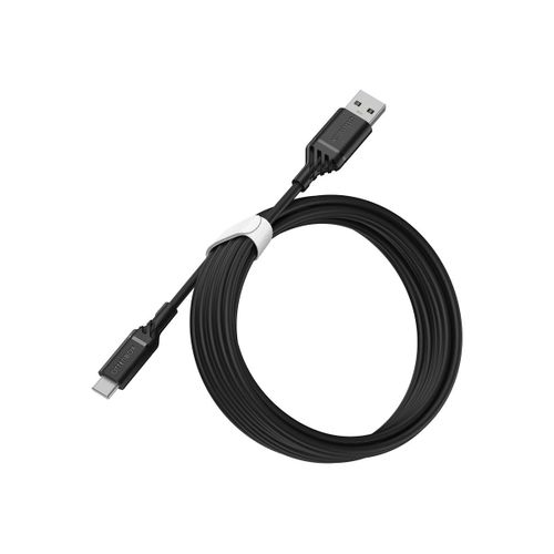 OtterBox Standard - Câble USB - USB (M) pour 24 pin USB-C (M) - USB 2.0 - 3 m - noir