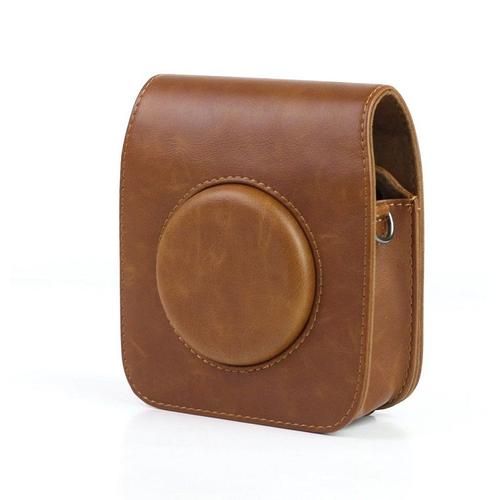 Camera Bag en cuir PU pour Fujifilm Instax SQ10 - Brown