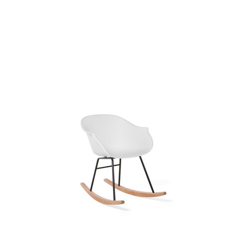 Fauteuil À Bascule Harmony Matière Synthétique Blanc