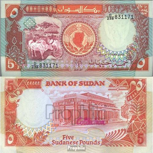 Sudan Pick-No: 45 Neuf 1991 5 Pounds Bovins