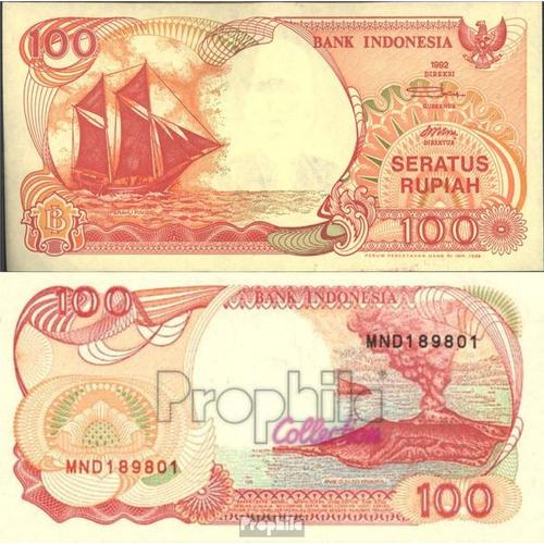 Indonésie Pick-No: 127d Neuf 1995 100 Rupiah Voilier
