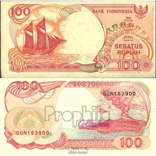 Indonésie Pick-No: 127e Neuf 1996 100 Rupiah Voilier