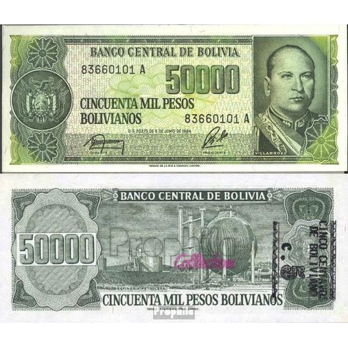 Bolivie Pick-No: 196 Neuf 1987 5 Centavo On 50000 Pesos